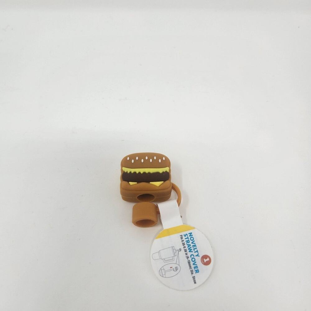 Cheeseburger Tumbler Straw Cover